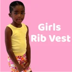 Pre girl's vests (Sold in packs of 10)