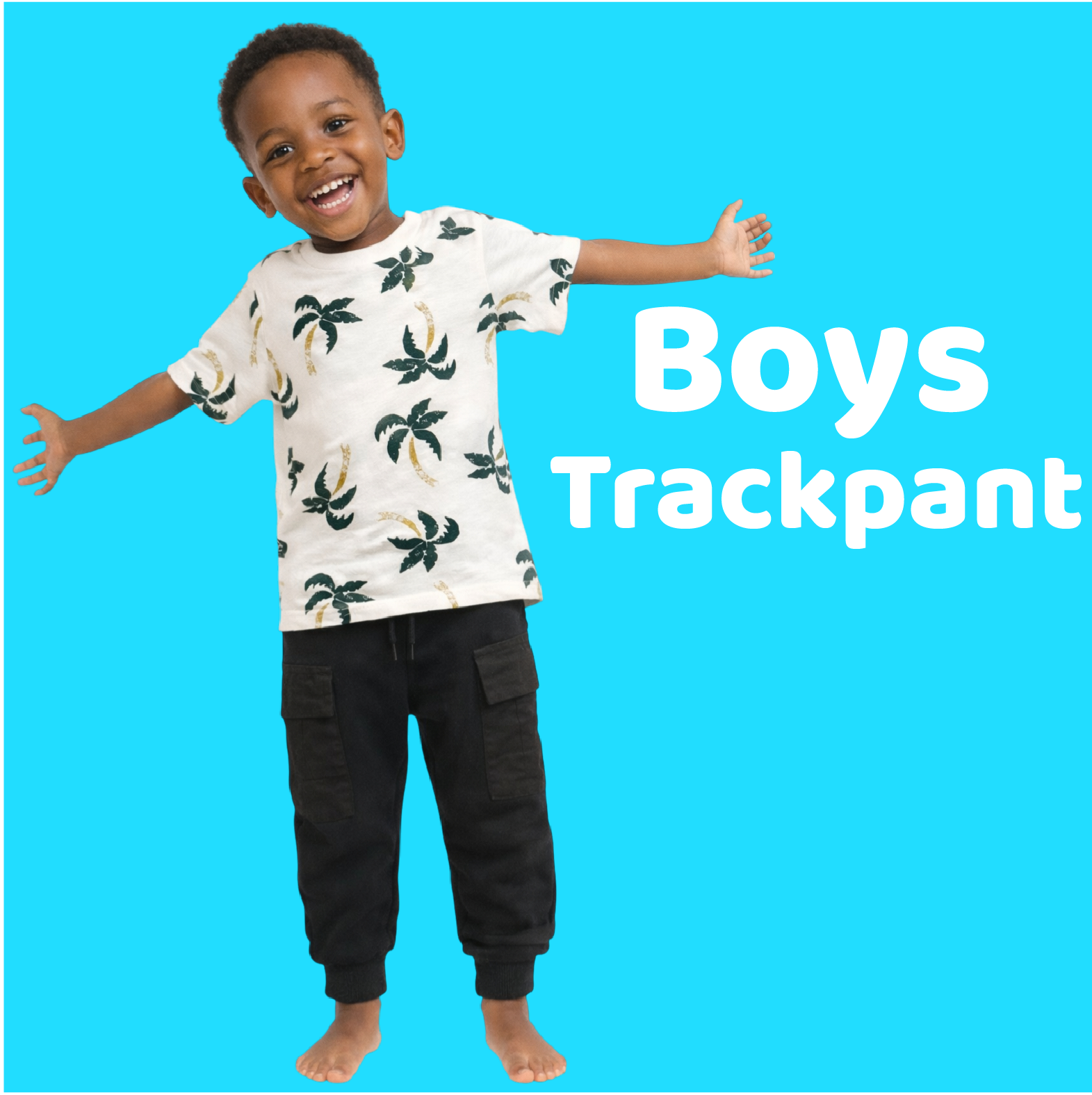 boys track pant Pre boys cargo trackpant (Sold in packs of 5) - Image 1