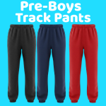 Pre boys brushed fleece track pants (sold in packs of 10)