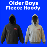 Older boys printed fleece hoody (Sold in packs of 3)