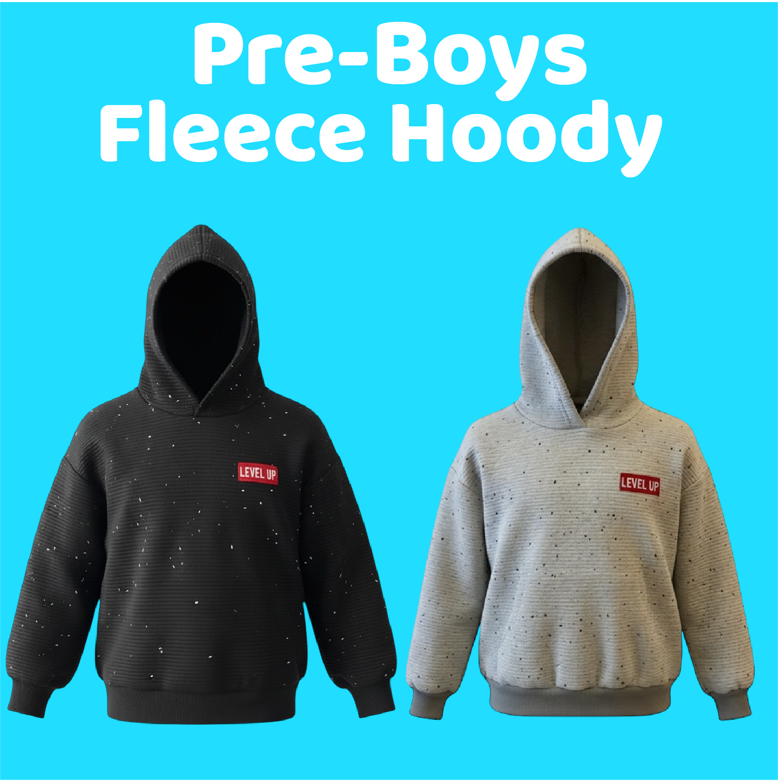 printed hoody pb Pre boys printed fleece hoody (Sold in packs of 5) - Image 1