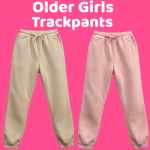 Older girls brushed fleece track pants (sold in packs of 6)