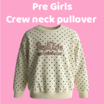 Pre girls pullover spotty AOP (Sold in packs of 5 pcs )
