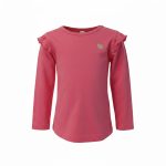 Pre girls long sleeve frill T shirt (Sold in packs of 5) - Image 4